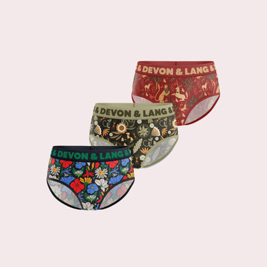 Bria Bikini Brief - Multi-Packs | Regally Soft