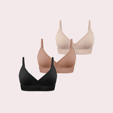 Bria Bralette - Multi-Packs | Core Solids