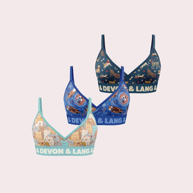 Bria Bralette - Multi-Packs | Comfy Creatures