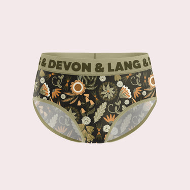 Bria Bikini Brief | Rustic Florals
