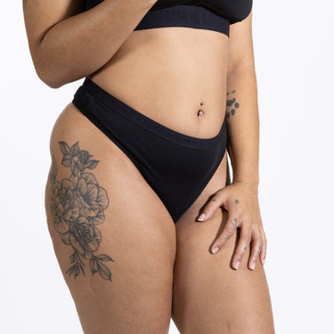 Katrina Everyday Thong | Obsidian