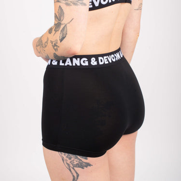 Bria Boyshort | Hi-Contrast Obsidian